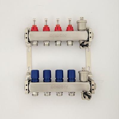 China Stainless Steel Hydronic Manifolds for Radiant Floor Heating for sale