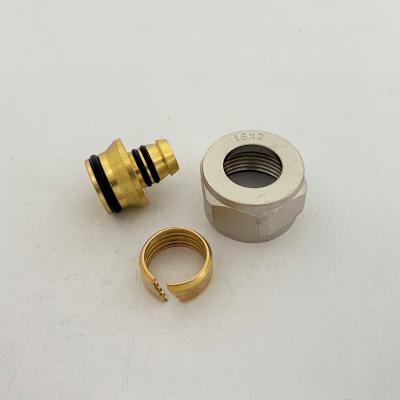 China Manifold Eurocone 16 x 2mm PEX Connector , PEX Compression Connector, Manifold Adapter for sale