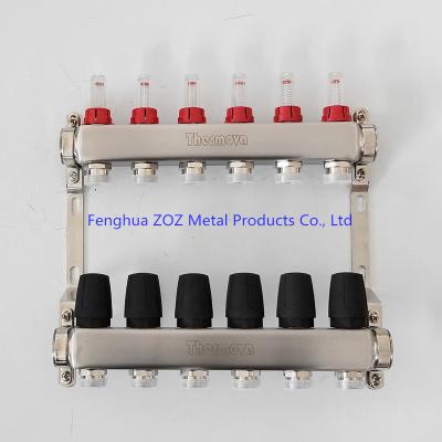 China Stainless Steel Manifolds for Radiant Heating Hydronic Heat Systems for sale