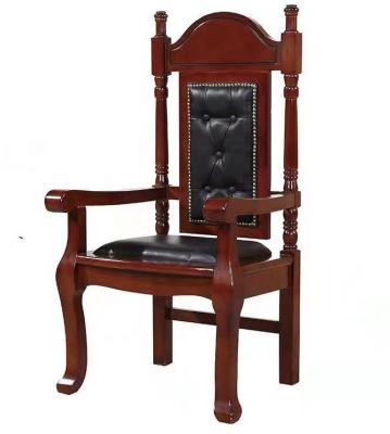 China Chinese Factory Fixed Customized Court Legal Furniture Wood Leather College Judge Chair for sale