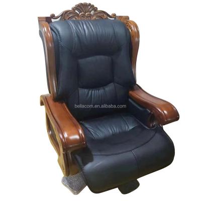 China New Arrival Wood Handle (Height) Adjustable Blend On Rest Comfortable School Modern Executive Office Leather Chairs for sale