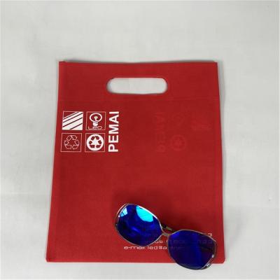 China KHW promotion or shopping die D cut W cut non woven bag D cut gift small pp non woven single shopping bag non woven bag with logo for sale