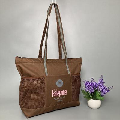 China Promotion or Shopping Custom Polyester KHW Rpet Tote Bag Polyester Cloth Printing Recycled Bag Women Custom Polyester Eco Carry Bag for sale