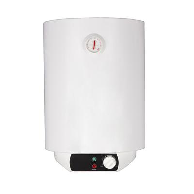 China Hotel Electric Water Heater Cost 30L Vertical Wall Mounted Water Heater for sale