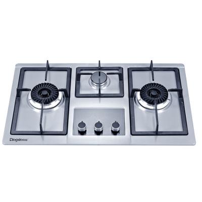 China Hotel 3 burner kitchen appliances cooker gas stove prices cooktops gas stove for sale