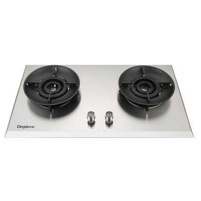 China Hotel Gas Stove Manufacturing 2 Burner Cooking Stove Kitchen Gas Stove for sale