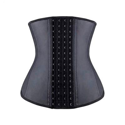 China Custom Logo Waist Trainer Antibacterial For Women Corset Cincher Body Shaper Belt Trimmer Shapewear for sale