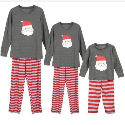 China Breathable Cute Family Cartoon Printed Kids Sleepwear Christmas Baby Family Christmas Onesie Pajamas for sale