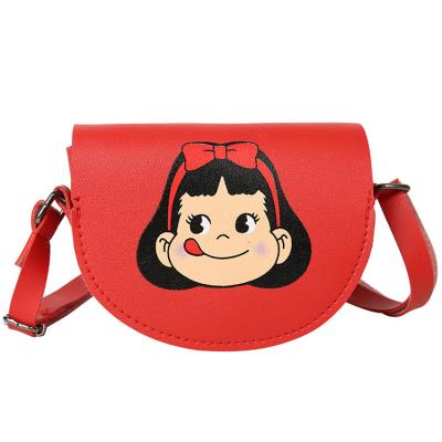 China Waterproof Coin Purse Shoulder Bag Fashion Messenger Bag Cartoon Cute Mini Coin Purse Storage Bag PU Little Girl Boy for sale