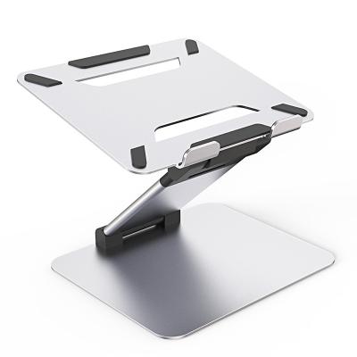 China (Size) 2021 Hot Selling Portable Silicone Laptop Notebook Stand Anti-Slip Table Stand Adjustable Foldable Stand for sale