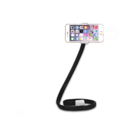 China 2021 New Flexible Mount Bed Neck Bracket Flexible Phone Selfie Holder Non-slip Rotation 360 Degree Adjustable Universal Lazy Snake for sale