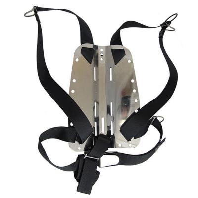 China Hot Selling Technical Scuba Divers Summer Backplate Silver Dive Wings Durable Stainless Steel and Aluminum for sale