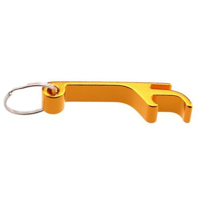 China Hot Sale Aluminum Alloy Bottle Opener Key Ring Custom Mini Beer Door Lightweight Bottle Opener Key Chain From Amazon for sale