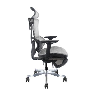 China Full Mesh Height Adjustable Executive Manager Chair BROBRIYO MR-M01UHF Adjustable Ergonomic Office Chair with 4D Armrest Headrest Footrest for sale