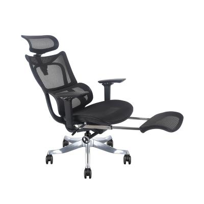 China BROBRIYO Adjustable Ergonomic Full Office Chair Customization Mesh High Back Luxury Executive (Size) Adjustable Director Chair with Footrest for sale