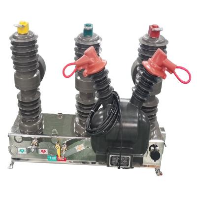 China 630A ZW32 VCB Recloser Automatic Outdoor HV Vacuum Circuit Breaker With Control Box Transformer Smart Switch 20KA 25KA for sale