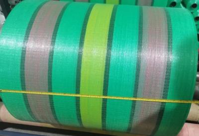 China 100% Polypropylene Colorful Circular Woven Fabric Rolls Coated Pp Woven Fabric 72gr/㎡ 55-80cm Width en venta