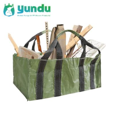 China 1 Yard Uv Stable garden waste bag skip bag  Cork  collect skip bag Custom printing dumpster skip bags  2 Yard waste bag for sale