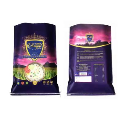 China Customized Size And Type BOPP Laminated Woven Bags for Packing Rice and Beans for sale