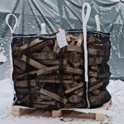 China U-Type 100% PP Firewood Bulk Bag Customized Size And Color Firewood Bulk Bag For Sale for sale