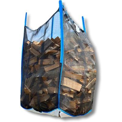 China Customized Size And Fabric For Firewood Bulk Bag U-Type 100% PP Firewood Bulk Bag For Sale for sale