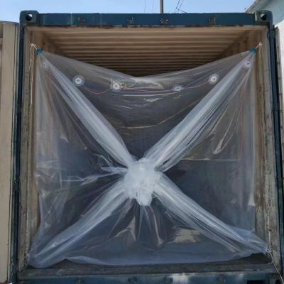 China Sea Shipping Bulk Container 20ft Woven Container Dry Bulk Container Liner For Granular Power for sale