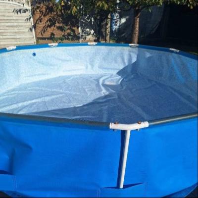 China Blue Whale PVC Tarpaulin Fabric Water Bladder Tank Fabric for sale