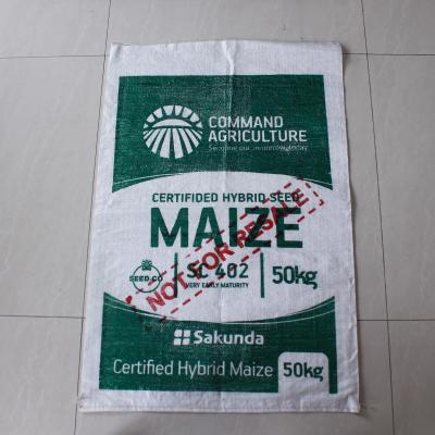 China 25kg 50kg Flour Cement Sand Pp Woven Polypropylene Bags Sand Bag for sale