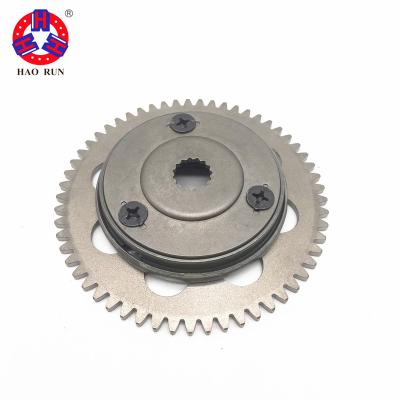 China Aluminum Alloy 125CC 4T Motorcycle Engine Parts Start Clutch Overrun Clutch Assembly Start Floppy For YAMAHA 125CC ZY125 for sale