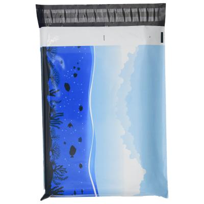 China Blue Biodegradable Mail Bag Color Customized Water Proof Poly Mailers Mailing Bags for sale