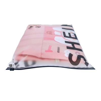 China High Quality BIODEGRADABLE Zip Lock Biodegradable Frosted Bag With Logo Brand Customized for sale