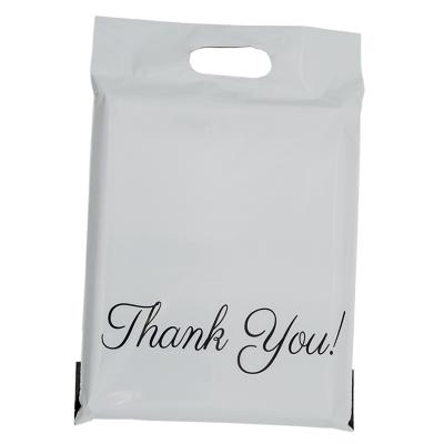 China Water Proof 10*13inch Thank You White Mailing Bag Mailer Bag for sale