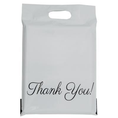 China OEM Styles High Quality Blank Thank You Handle Announcement Bag Mailing Bag Mailing Bag for sale