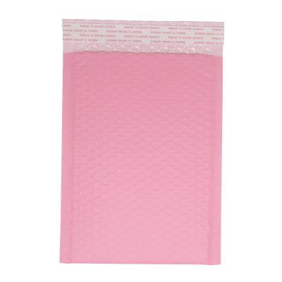 China Hot Selling Self Adhesive Shockproof Water Proof Courier Bag Shipping Plastic Pink Poly Bubble Mailer Air Envelope for sale