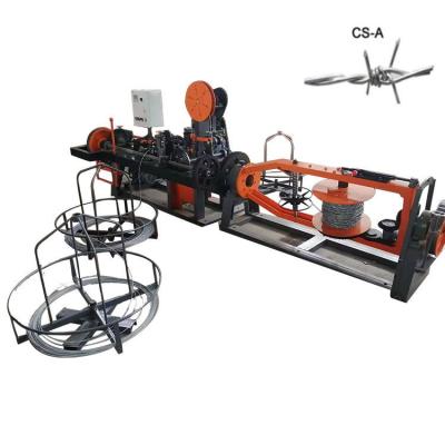 China energy & CNC Extracting Electric CNC Control Normal And Reverse Twist Barbed Wire Chain Link Making Machine 4 Thorns Barbed Wire Making Machine for sale