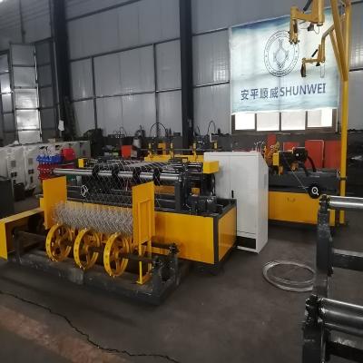 China China manufacture twisted automatic steel wire top chain link knuckle and fence making machine for sale for sale