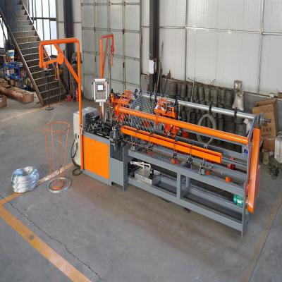 China Green Color Automatic Double Wire Chain Link Fence Twisted Galvanized High Quality Hinge And Hinge Machine for sale