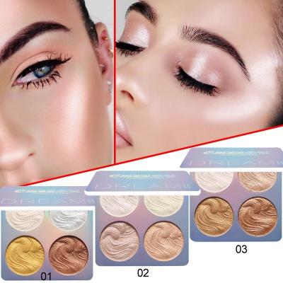 China CammDu Waterproof Beauty Cosmetic Face Body Brighten Highlight Shimmer Contour Palette Natural Gold Bronzer and Vegan Shimmer Highlighter Bar for sale