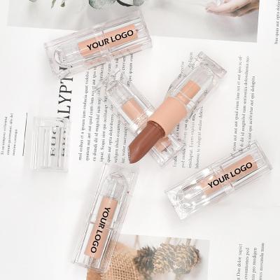 China Custom Wholesale Beauty Waterproof Lapiz Batom Labial Matte Lipstick Private Label Luxury Logo Makeup China Cosmetics Clear Tube Lip Stick for sale