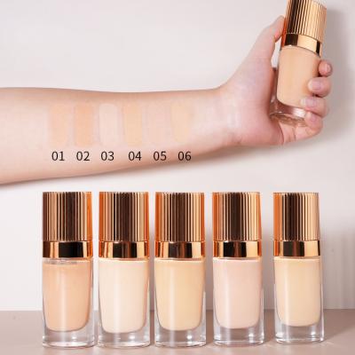 China Rebranding Moisturizer Printing Brand Logo 24 Color Base 30ml Glass Liquid Bottle Moisturizing Matte Faces Vegan Foundation Private Label for sale