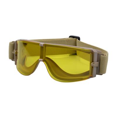 China Hot Sale Tactical Men's Military Ballistic Goggles Clear Sports Combat Shooting Glass Goggles for sale