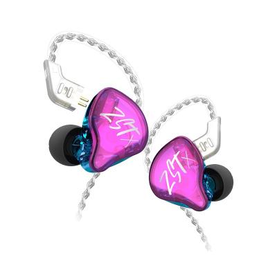 China Low In-Ear Price Guaranteed Quality Hybrid Tech Wired In-Ear Headphone With MIC Dropshipping Hz ZST X for sale