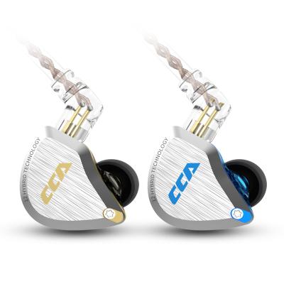 China Wholesale New High Technology Manufacturer Gold In-Ear Headphones Luxury Minimalist Custom Driver Hybrid Earphone for sale