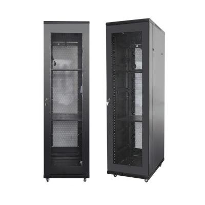 China Indoor 42u Server Room Telecom Server Cabinet With Mesh Door for sale