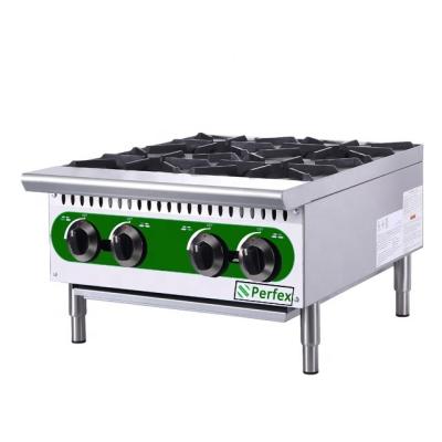 China Stainless Steel Gas Cooking Range 4 Burner Gas Cooker Cooker Hot Plates Kitchen Equipment for sale