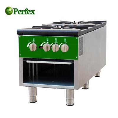 China Stainless steel perfex soup&stock pots gas cookers cast iron cooker Btu 80,000 commercial use for sale