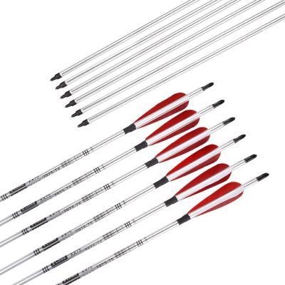 China Traditional Aluminum Arrow Shaft Archery TIR Bow Hunting Arrow Aluminum for sale