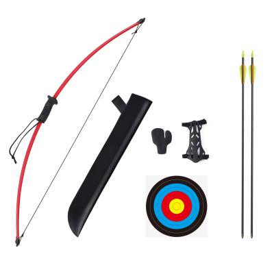 China Archery Youth Shooting Bow Set Kids Shooting Youth Recurve Bow Set for sale