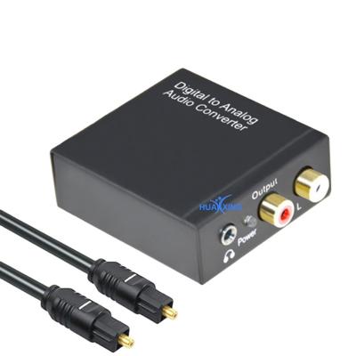 China Optical Digital Spdif Coax To Analog Rca R/l Dts2.1/5.1 Analog To Digital Audio Converter Decoder for sale