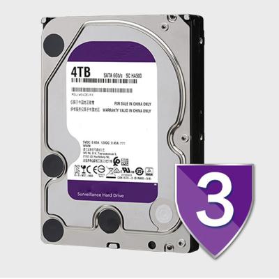 China PURPLE Hdd Surveillance 4TB Hard Drive Disk SATA III 64M 3.5